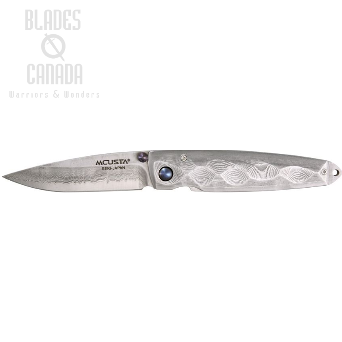 Mcusta Tsuchi Folding Knife, Damascus/VG10, MCU34D (image for) Mcusta Tsuchi Folding Knife, Damascus/VG10, MCU34D