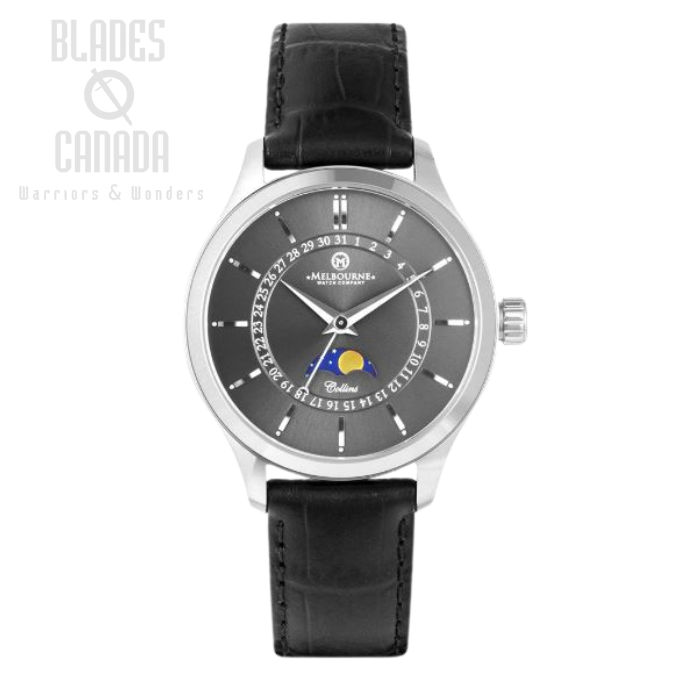 (image for) Melbourne Collins 38 Moonphase - Gunmetal Grey