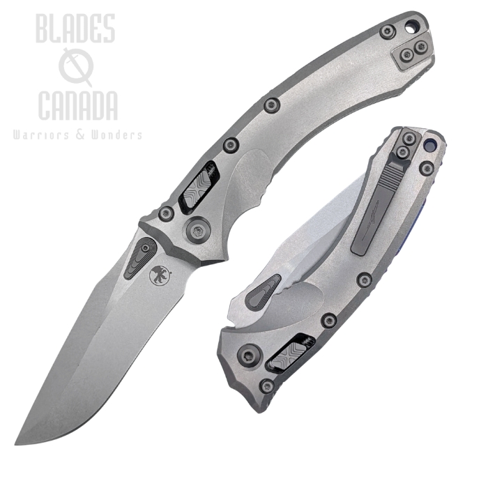 Microtech Amphibian Ram-Lok Folding Knife, M390MK, Titanium SW, 137RL-10MS3