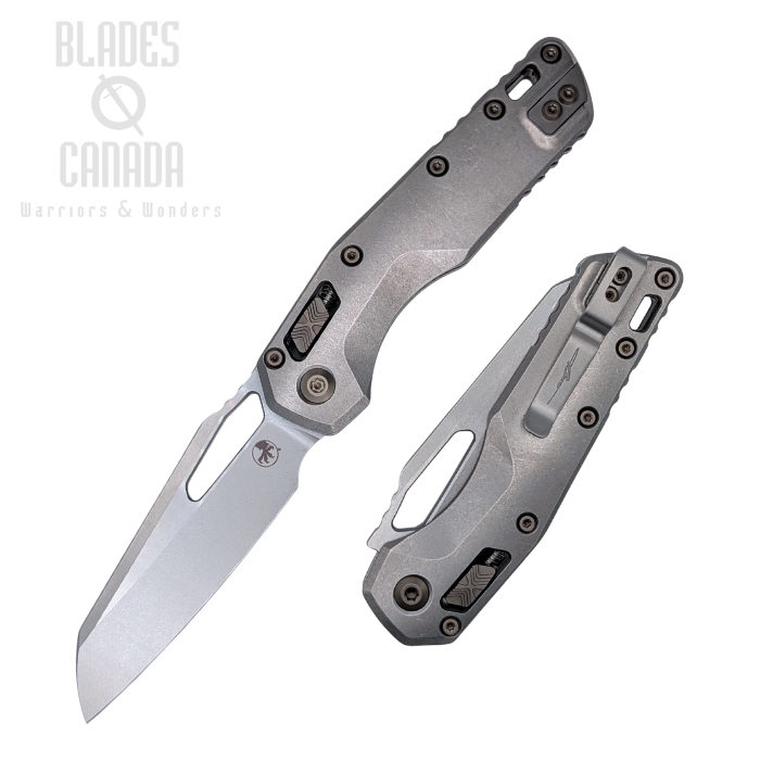 Microtech MSI STD Ram-Lok Folding Knife, M390MK SW, Titanium SW Slab w/Flamed Accents, 210-10MS4