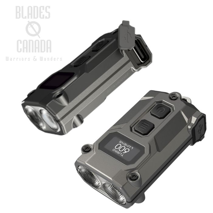 Nitecore TINI 3 Keychain Light, Aluminum Grey- 600 Lumens, NCTINI3B (image for) Nitecore TINI 3 Keychain Light, Aluminum Grey- 600 Lumens, NCTINI3B