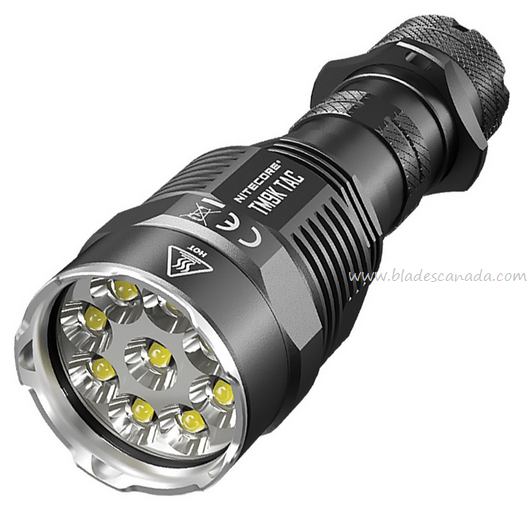 Nitecore TM9KTAC USB-C Rechargeable Flashlight, 9800 Lumens
