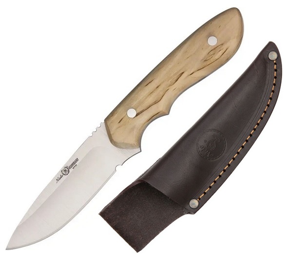 Nieto Cuchillo Linea Traveller Fixed Blade Knife, AN-58 Inox, Olive Wood, NIE11032 Nieto Cuchillo Linea Traveller Fixed Blade Knife, AN-58 Inox, Olive Wood, NIE11032