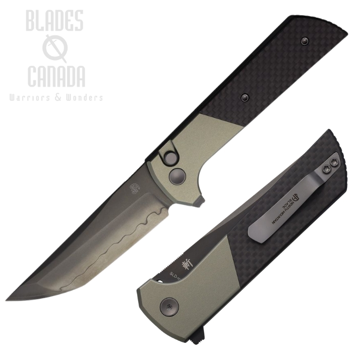 North Mountain Blade Chop 2 Flipper Button Lock Knife, SLD-Magic SAN MAI Black, Carbon Fiber/Aluminum, NMB2407GRCFD North Mountain Blade Chop 2 Flipper Button Lock Knife, SLD-Magic SAN MAI Black, Carbon Fiber/Aluminum, NMB2407GRCFD