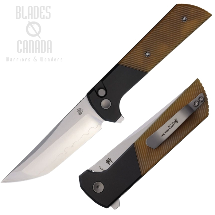 North Mountain Blade Chop 2 Button Lock Folding Knife, SLD-Magic SAN MAI, PEI Sculpted/Aluminum, 2407-PEI-ST North Mountain Blade Chop 2 Button Lock Folding Knife, SLD-Magic SAN MAI, PEI Sculpted/Aluminum, 2407-PEI-ST