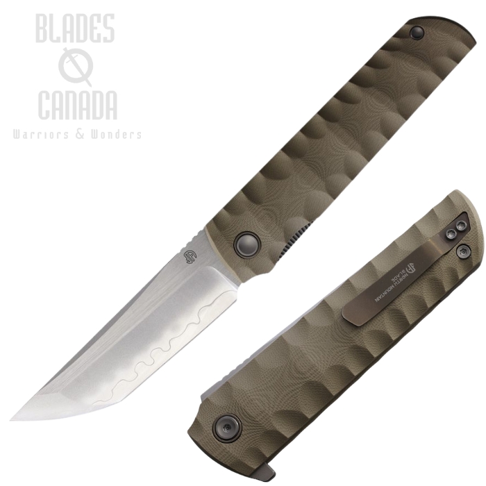 (image for) North Mountain Blade Kick Stop Chop Folding Knife, SLD Magic, G10 Khaki, 2411-BR