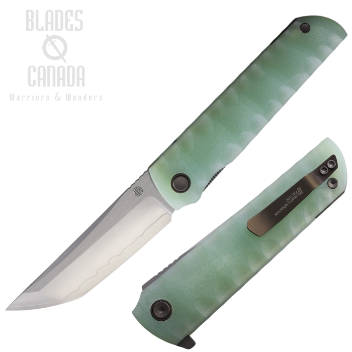 (image for) North Mountain Blade Kick Stop Chop Folding Knife, SLD Magic, G10 Jade, 2411-JD