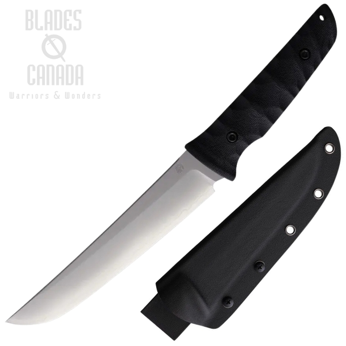 North Mountain Blade Chop Samurai Short Sword, SLD-Magic Tanto, G10 Black Sculpted, Kydex Sheath, NMB2415BK