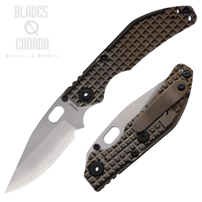 North Mountain Blade BBNM Framelock Folding Knife, SLD-Magic, Titanium Champagne, NMB2521BZG