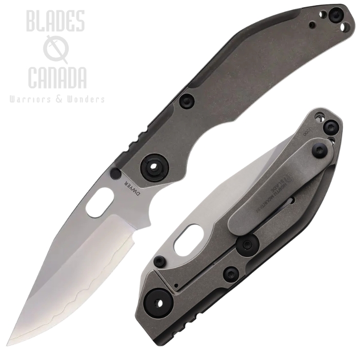 North Mountain Blade BBNM Framelock Folding Knife, SLD-MAGIC, Titanium, NMB2521TI