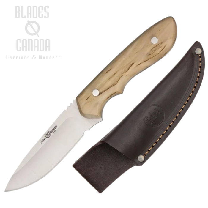 Nieto Cuchillo Linea Traveller Fixed Blade Knife, AN-58 Inox, Olive Wood, NIE11032 (image for) Nieto Cuchillo Linea Traveller Fixed Blade Knife, AN-58 Inox, Olive Wood, NIE11032