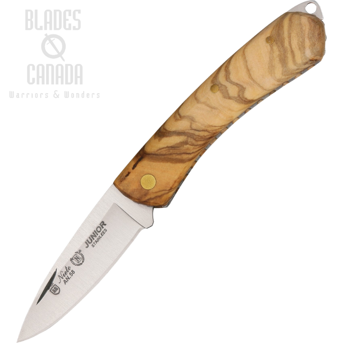 (image for) Nieto NIE393 Navaja Linea Junior Folder - Olive Wood