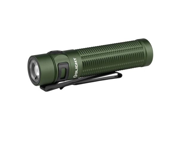 Olight Baton 3 Pro Max EDC Flashlight, Cool White, OD Green - 2500 Lumens