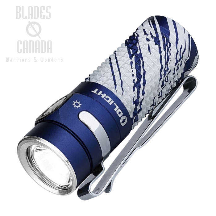 Olight Baton 4 Flashlight, Aluminum Arctic Flame - 1300 Lumens, O-BATON4AF