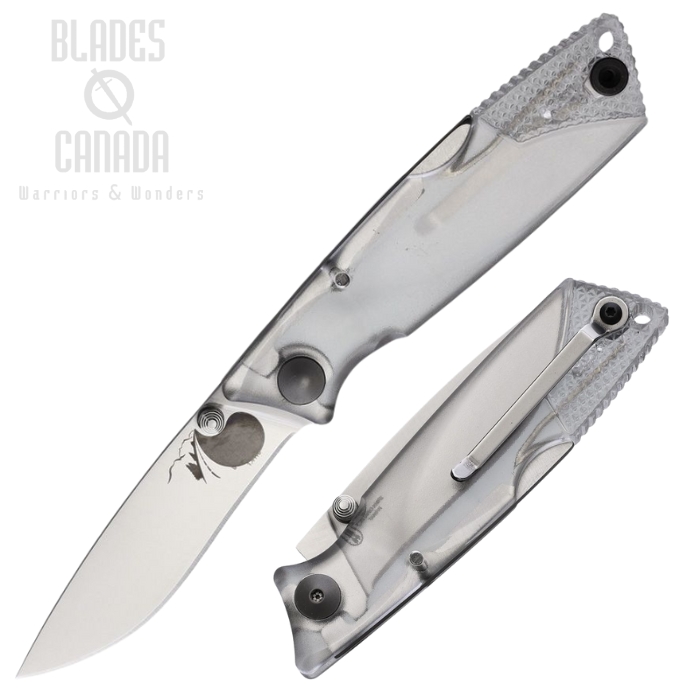 OKC Wraith ICE Folding Knife, Clear Handle, 8798CL