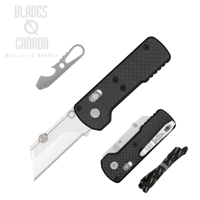 (image for) Oknife Otacle U1 Folding Tool, SK5, G10 Black/Carbon Fiber, U1CFO