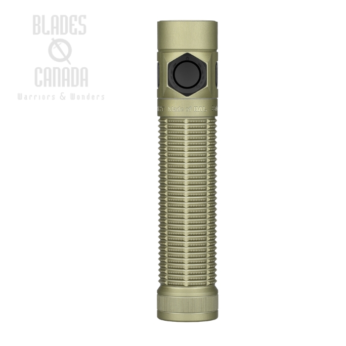 (image for) Olight Baton Ultra Dual Switch Compact EDC Flashlight, Olive Green, 1800 Lumens