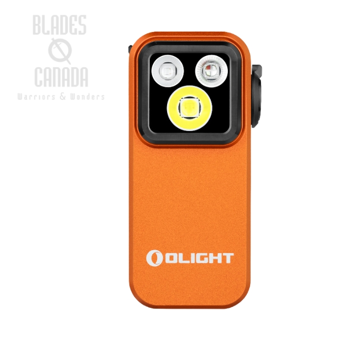 (image for) Olight Oclip Pro S 5-in-1 EDC Flashlight, Orange, 600 Lumens