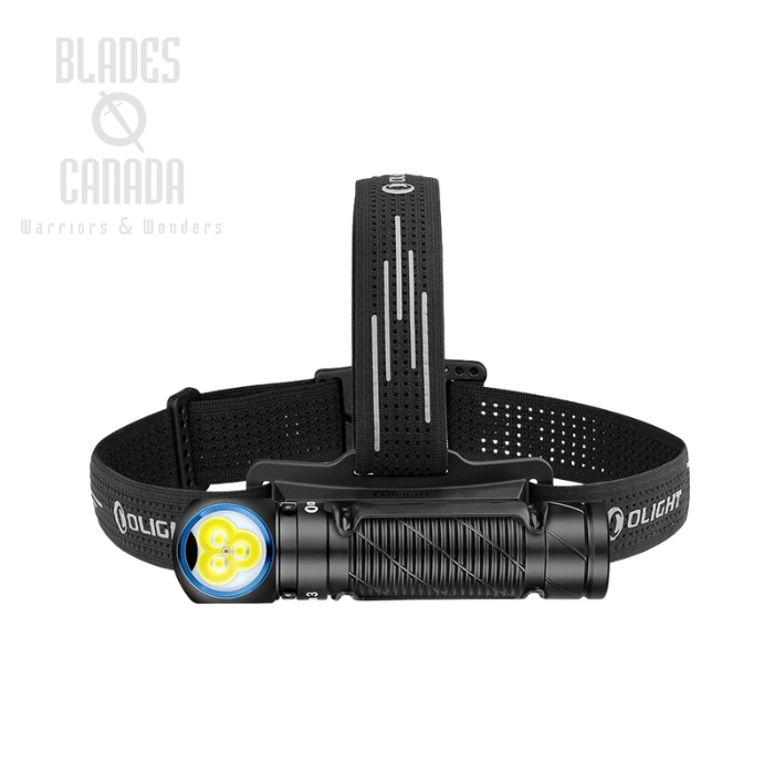 Olight Perun 3 Headlamp, White & Red Light, Black, 3000 Lumens