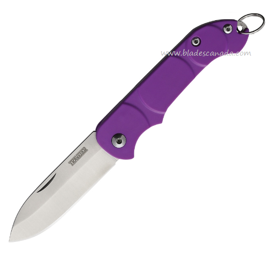 OKC Traveler Slipjoint Folding Knife, Stainless Steel, Purple Handle, 8901PUR