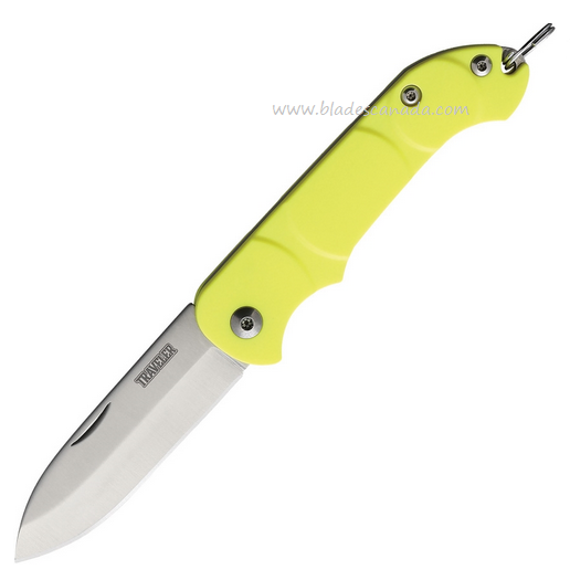 OKC Traveller Slipjoint Folding Knife, Stainless Steel, Yellow Handle, 8901YEL