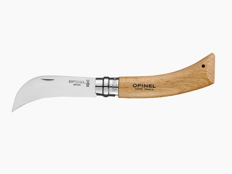 Opinel No.8 Pruning Knife - Beechwood, 113140