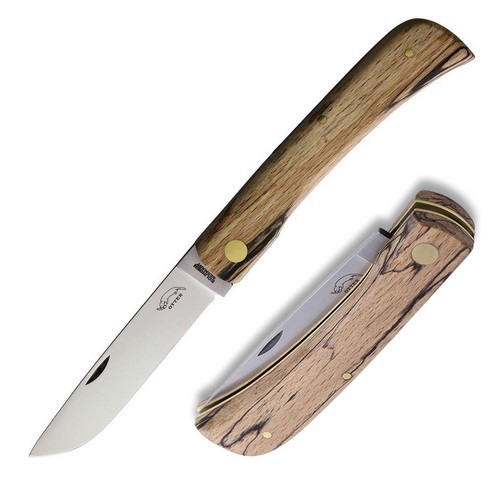 Otter-Messer Large Hippekniep Slipjoint Folding Knife, Stainless, Wood, 145EIBU (image for) Otter-Messer Large Hippekniep Slipjoint Folding Knife, Stainless, Wood, 145EIBU