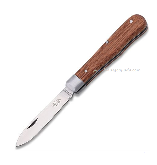 OTTER-MESSER 10-436RGR Mercator Large Stainless Steel Folding Knife -  Pocket Clip