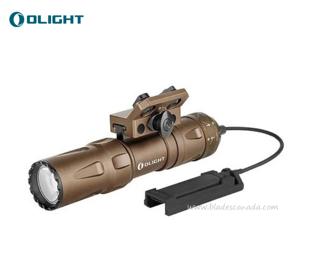 Olight Odin Mini Tactical Light, Desert Tan Anodized- 1250 Lumens