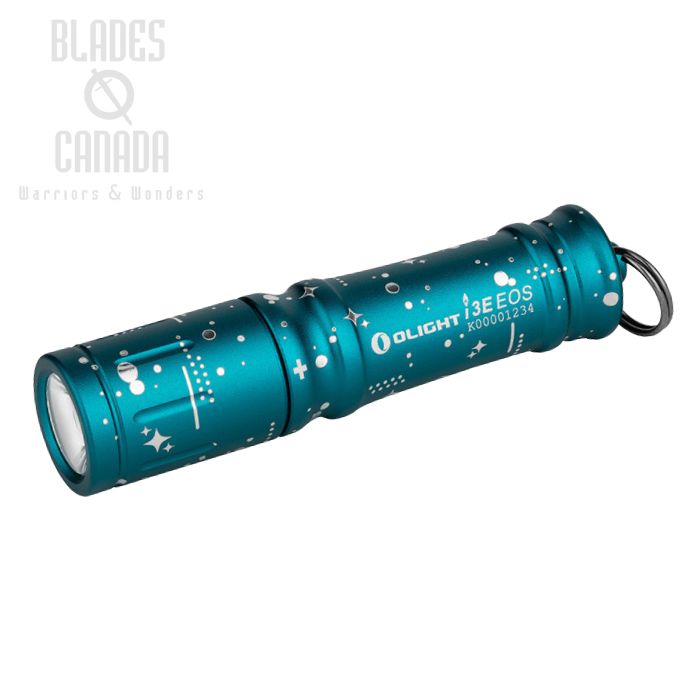 (image for) Olight i3E 19th Anniversary Flashlight, Aluminum Teal - 90 Lumens