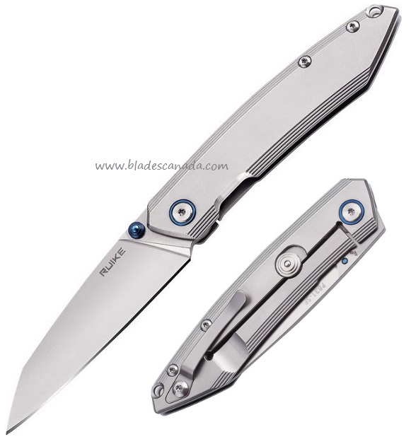 Ruike P831SF Framelock Wharncliffe Folding Knife, 14C28N Sandvik Steel, P831SF