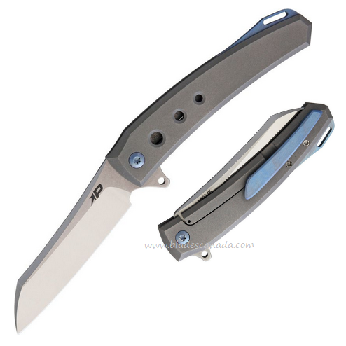 Patriot Bladewerx Davis Flipper Framelock Knife, S35VN SW/Satin, Titanium, 980BB