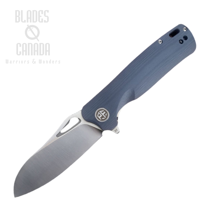 Petrified Fish Bunta Flipper Ball Bearing Folding Knife, D2 Satin, G10 Gray, PF868B