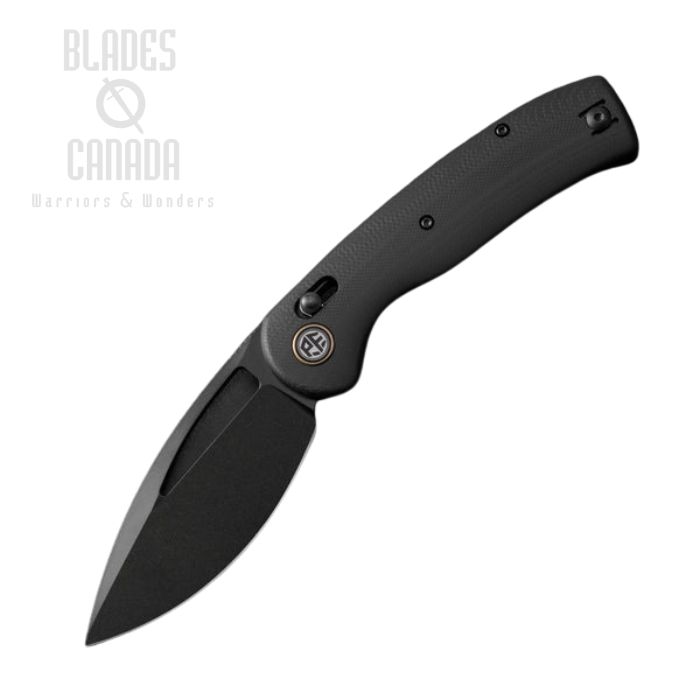 Petrified Fish Viper Crossbar Lock Folding Knife, K110 Black SW, G10 Black, PFP13DDW