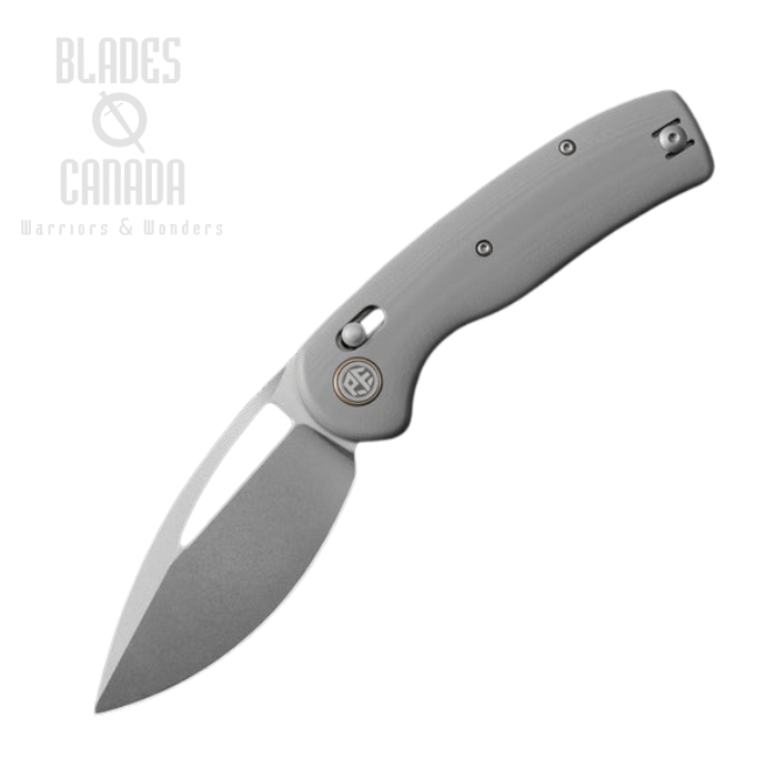 Petrified Fish Viper Crossbar Lock Folding Knife, K110 Stonewash, G10 Gray, PFP13GAW