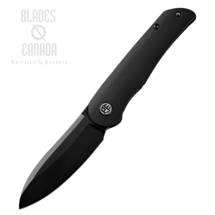 (image for) Petrified Fish Elcamino Front Flipper Folding Knife, N690 Black SW, Aluminium Black, PFE16DADW