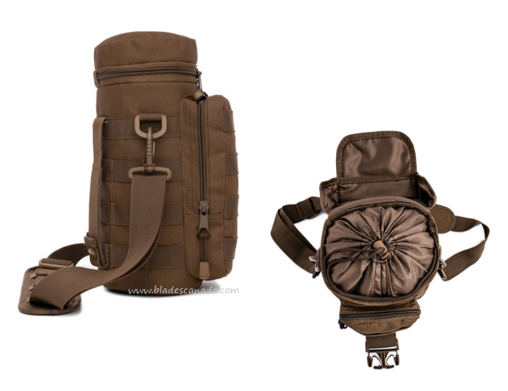 Pathfinder Bottle Bag, Brown Polyester, PTH056