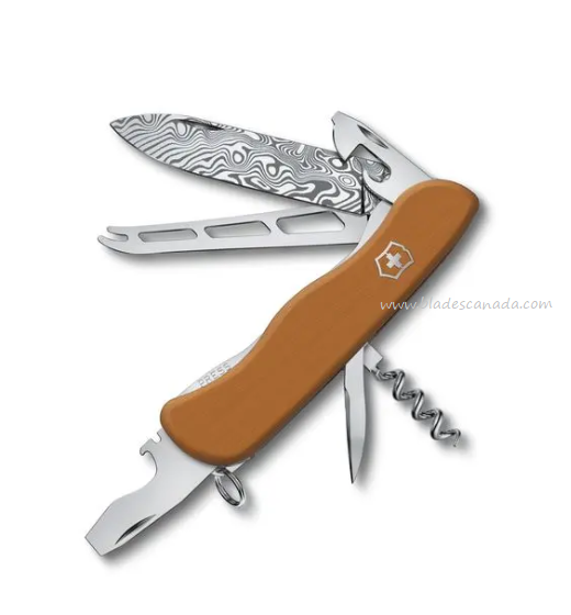 Victorinox Swiss Army Special Picknicker Limited Edition 2022, Damasteel, Pearwood Handle