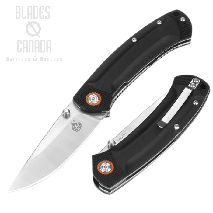 (image for) QSP Copperhead Folding Knife, 12C27 Sandvik, G10 Black, QS109-A