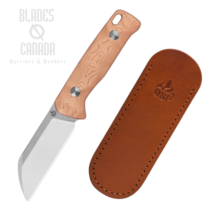 QSP Baby Penguin Fixed Blade Knife, 14C28N Steel, G10/Aluminum Foil, QS130BP-C1