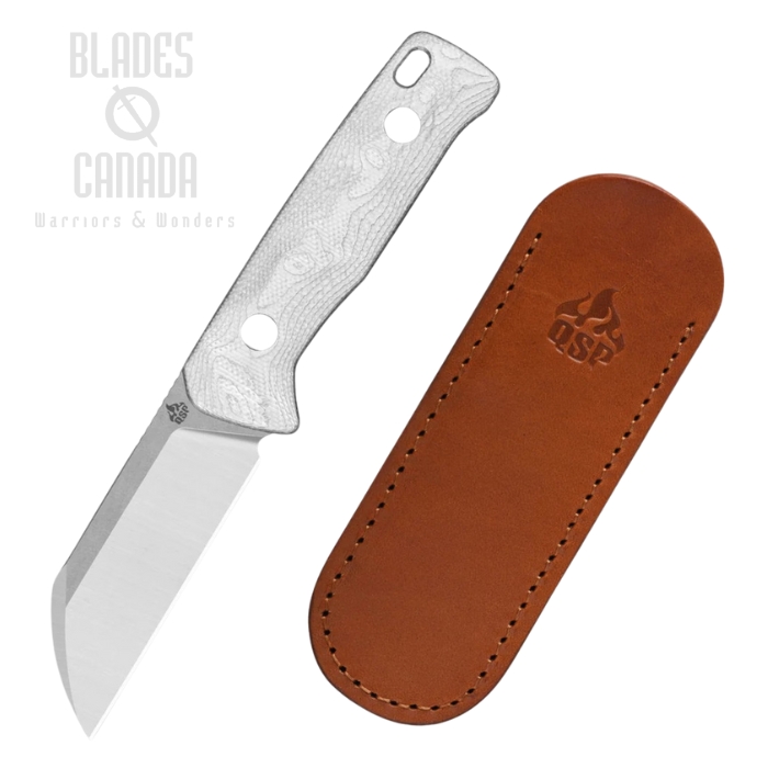 QSP Baby Penguin Fixed Blade Knife, 14C28N Steel, G10/Aluminum Foil, QS130BP-D1