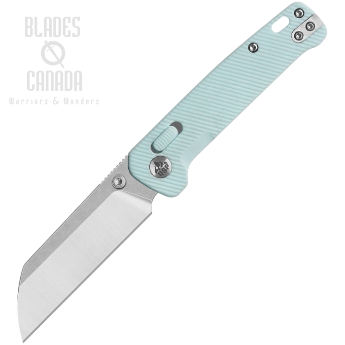 QSP Penguin Glyde Lock Folding Knife, 14C28N SW/Satin, FRN Ice Cream Blue, QS130GL-D1