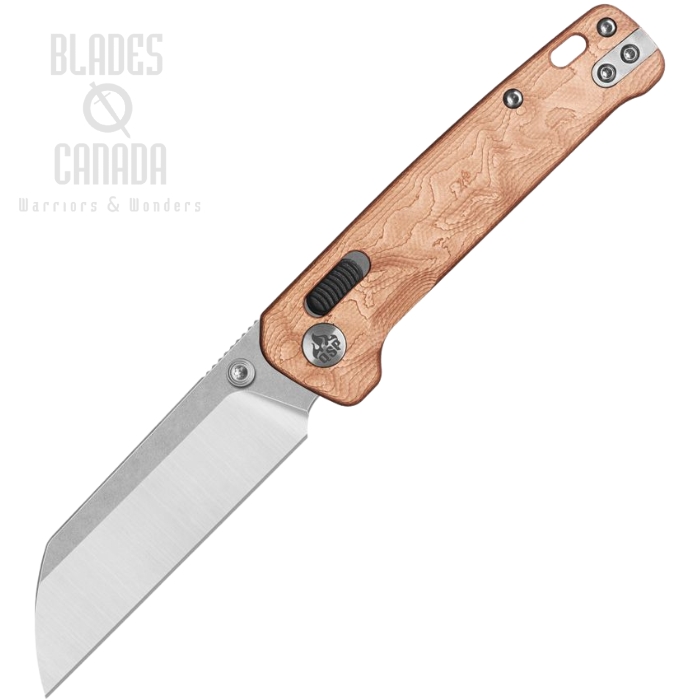 QSP Penguin Glyde Lock Folding Knife, 14C28N SW/Satin, G10 w/Copper Foil, QS130GL-F1
