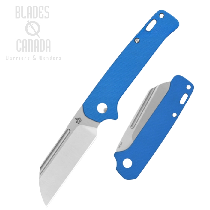 (image for) QSP Penguin Slipjoint Folding Knife, 14C28N Satin, G10 Blue, QS130SJ-C