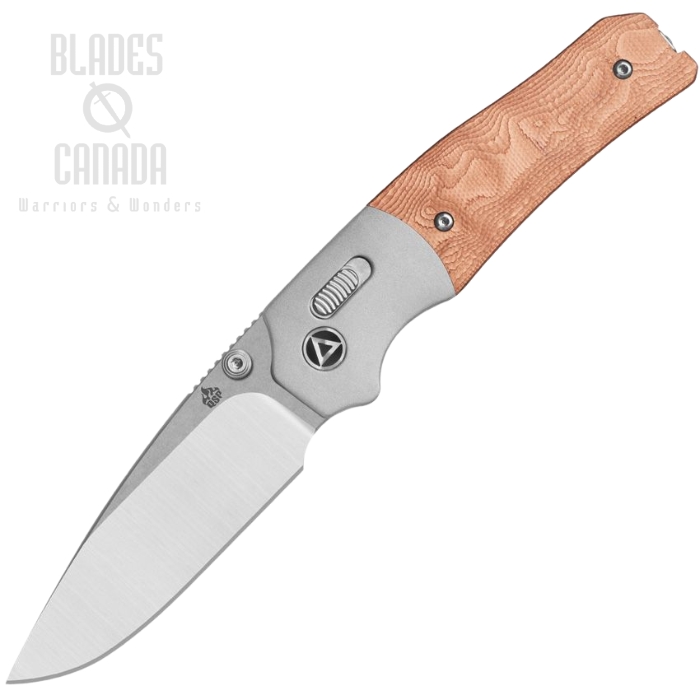QSP Vault Glyde Lock Folding Knife, 14C28N SW/Satin, G10 w/Copper Foil, QS157-D1