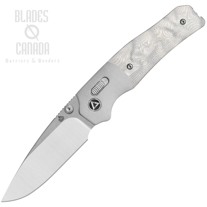 QSP Vault Glyde Lock Folding Knife, 14C28N SW/Satin, G10 w/Aluminum Foil, QS157-E1