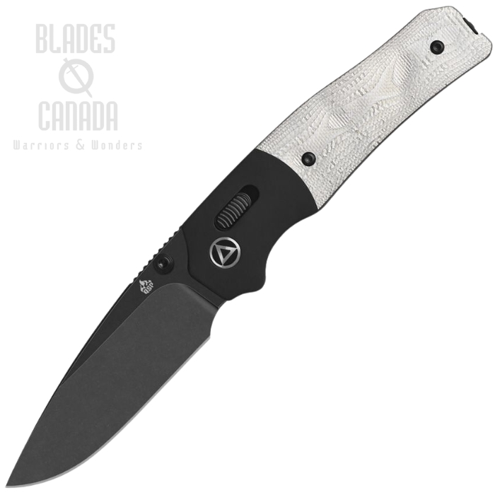 QSP Vault Glyde Lock Folding Knife, 14C28N Black SW, G10 w/Aluminum Foil, QS157-E2