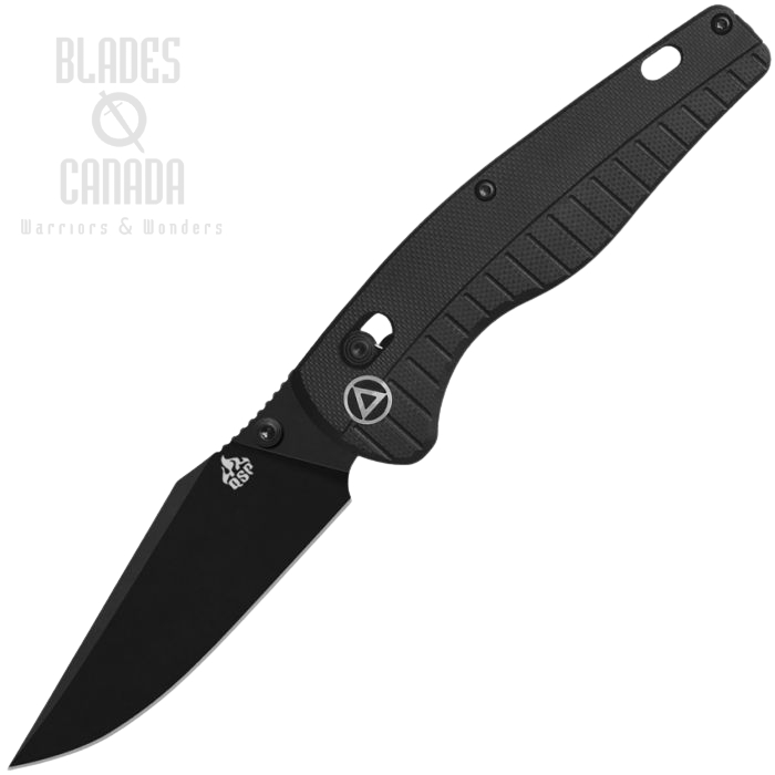 QSP Reptile Glyde Lock Folding Knife, 14C28N Black SW, G10 Black, QS165-C2