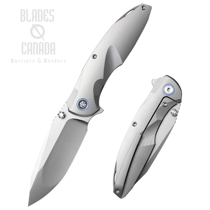 (image for) Remette RT-Cool Whale Flipper Folding Knife, M390 Pearlescent, Titanium Handle, RTCL-T1