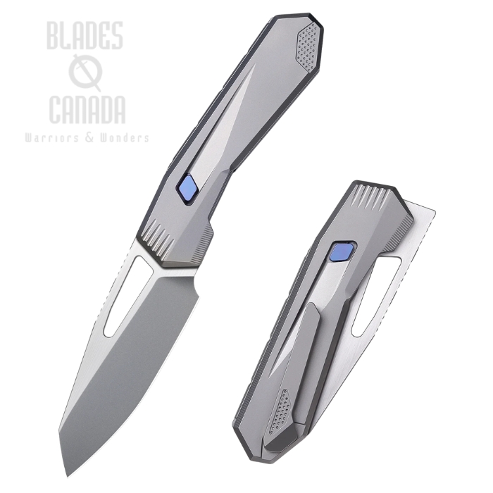 (image for) Remette RT-Agile Front Flipper Folding Knife, M390 Satin, Titanium Handle, RTCZ-G